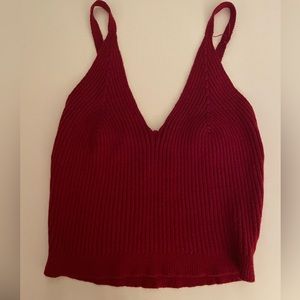 NWOT Shein Large Cropped Sweater Material Tank